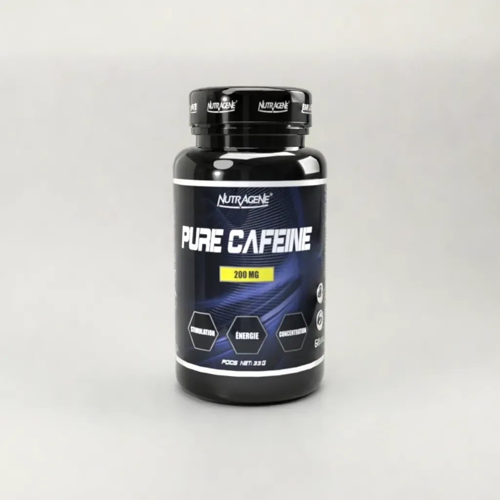 Pure cafeine nutragene, le complément alimentaire qu'il vous faut pour une énergie longue durée.